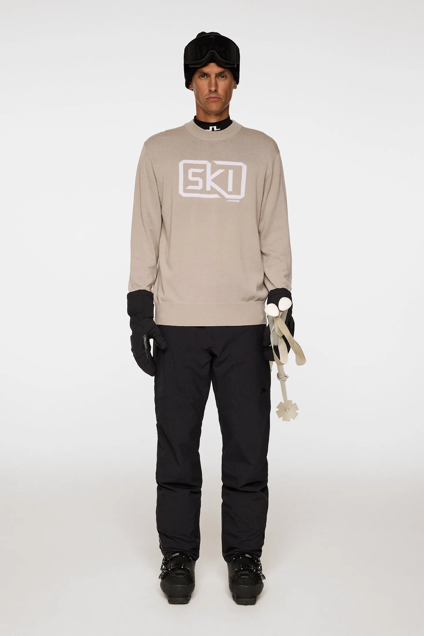 William Knitted Sweater / Moonbeam sold by J. Lindeberg product image thumbnail 4