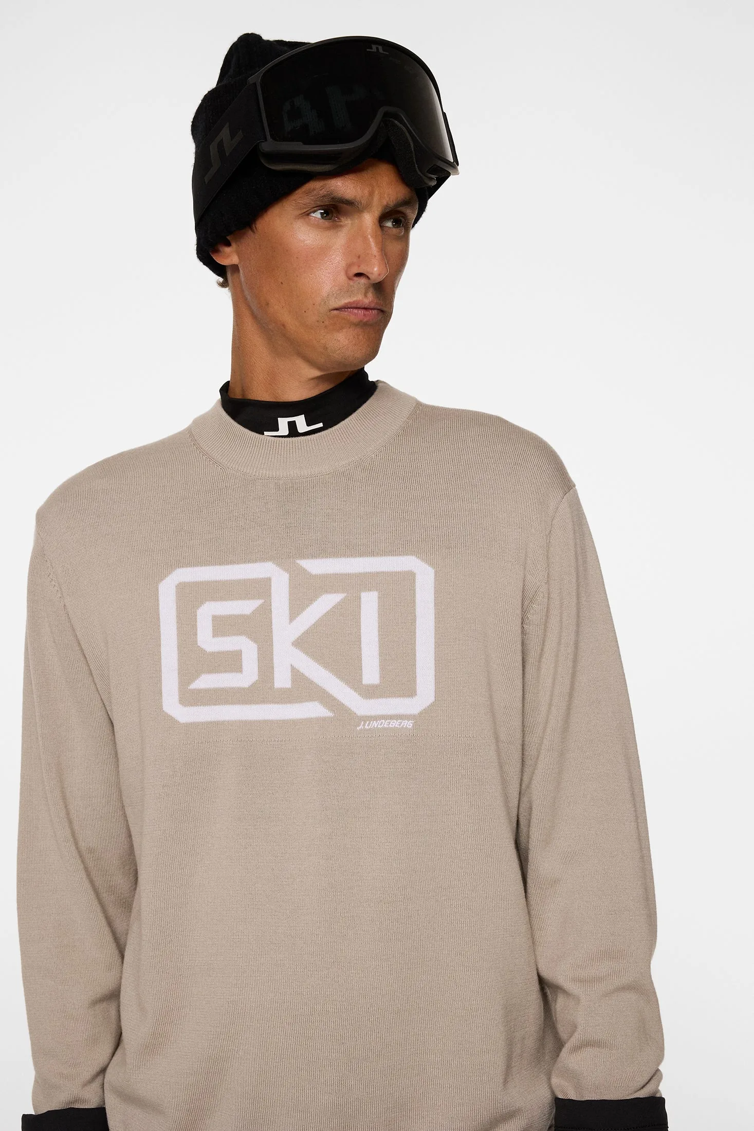 William Knitted Sweater / Moonbeam sold by J. Lindeberg product image thumbnail 5