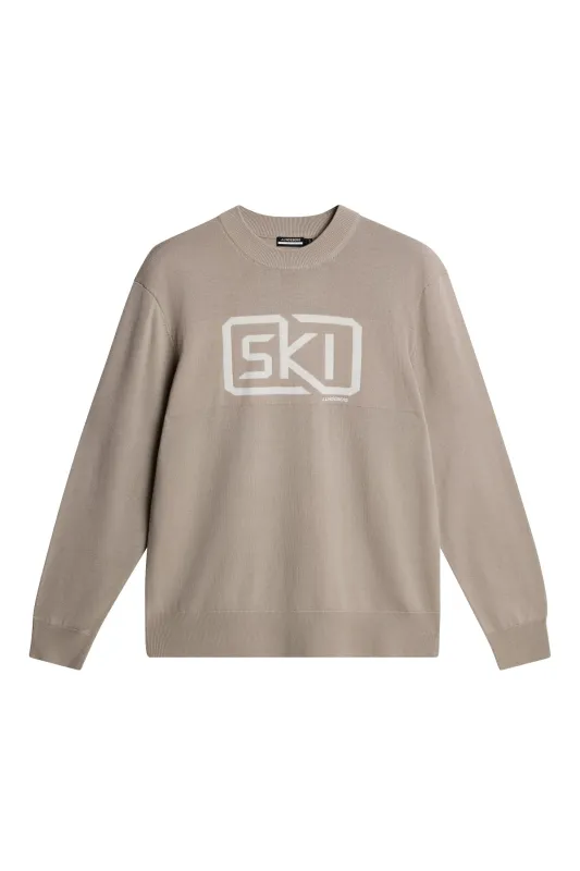 William Knitted Sweater / Moonbeam sold by J. Lindeberg