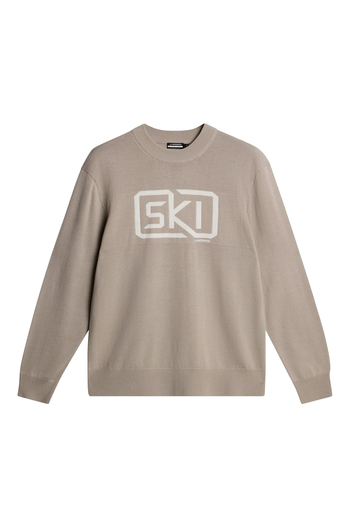 William Knitted Sweater / Moonbeam sold by J. Lindeberg