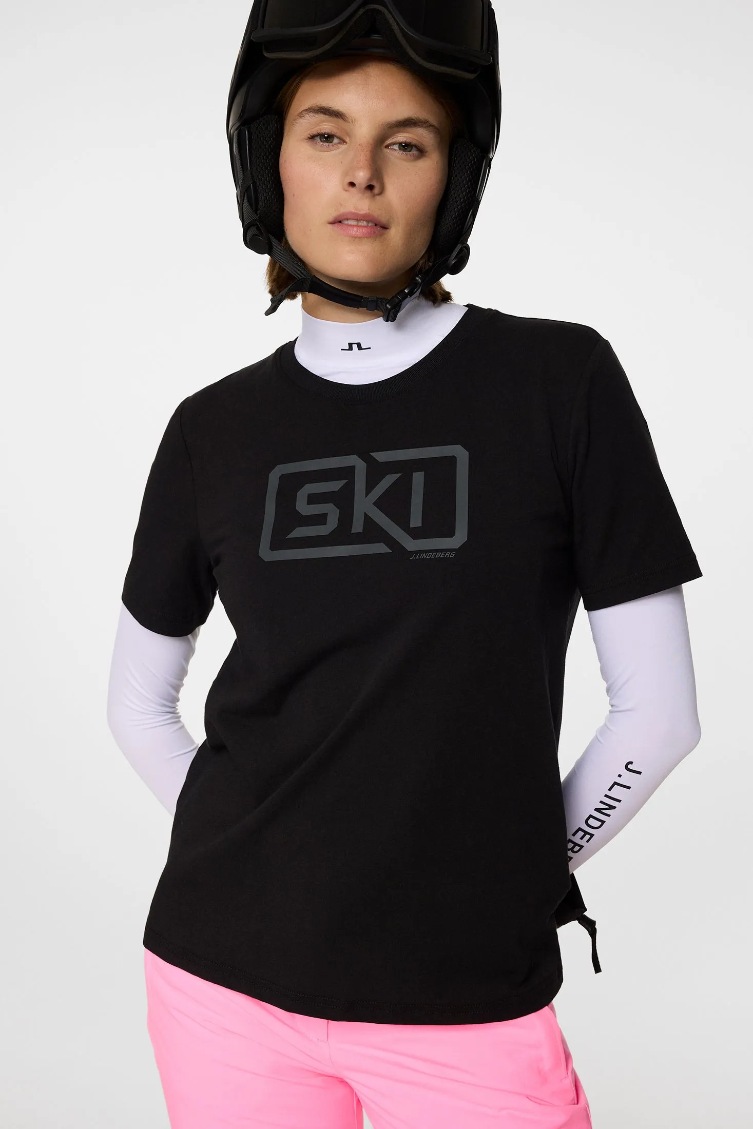 Malia T-shirt / Black sold by J. Lindeberg product image thumbnail 5