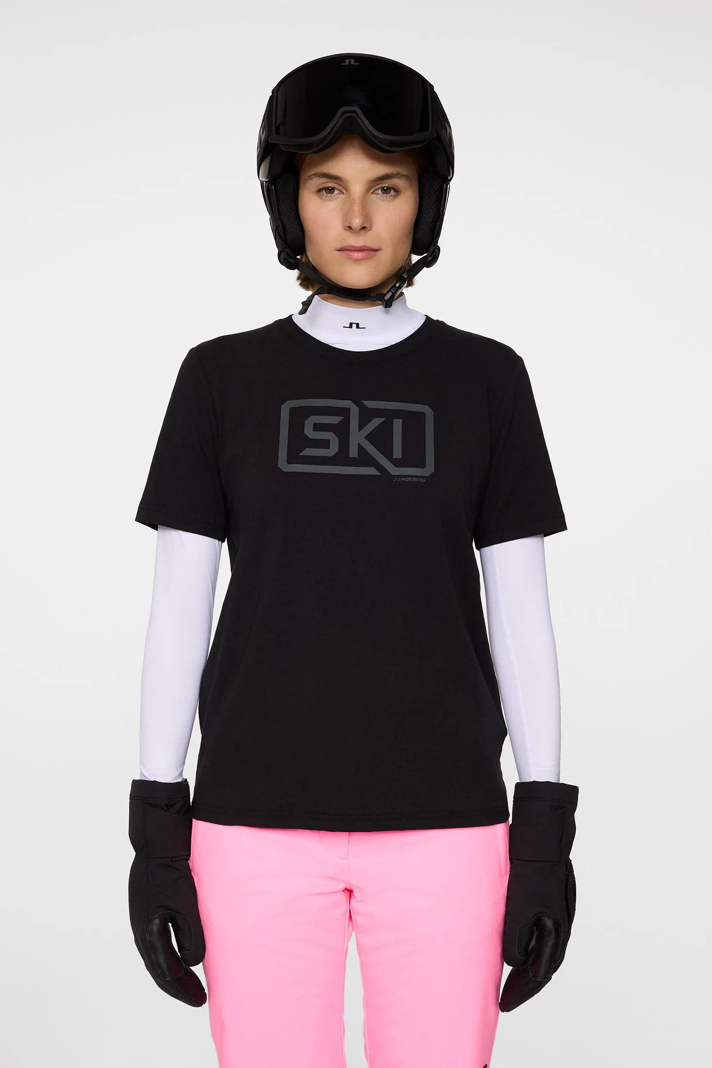 Malia T-shirt / Black sold by J. Lindeberg product image thumbnail 2