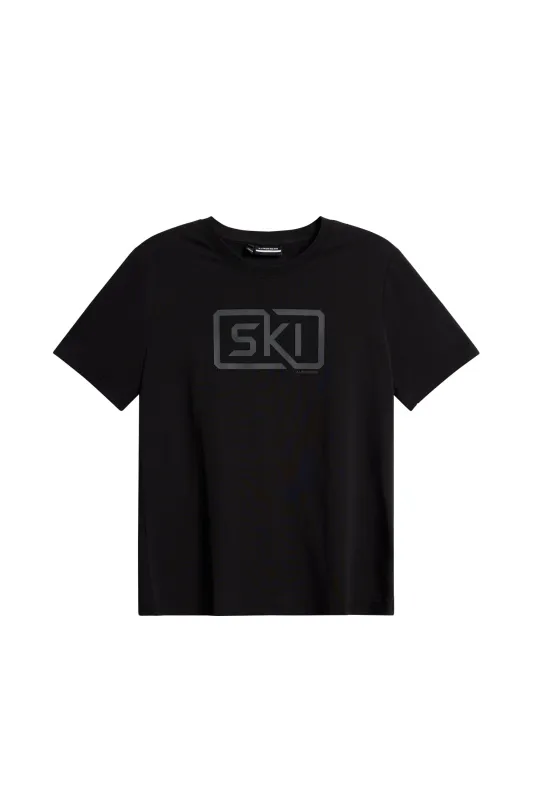 Malia T-shirt / Black sold by J. Lindeberg