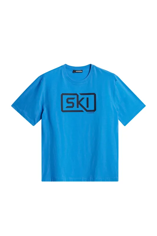 Jayden T-shirt / Sonic Blue sold by J. Lindeberg