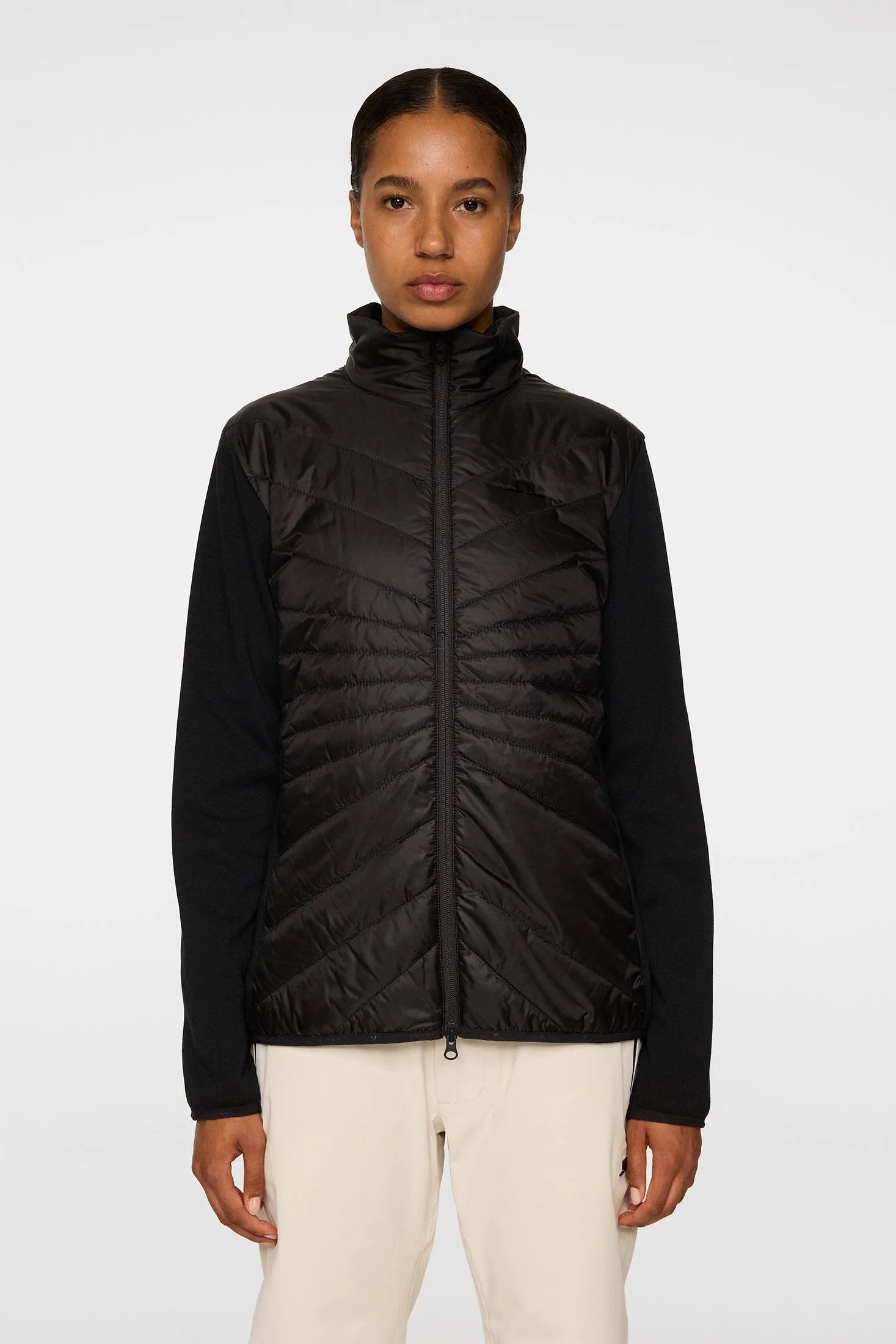 Gemma Hybrid Jacket / Black sold by J. Lindeberg product image thumbnail 2