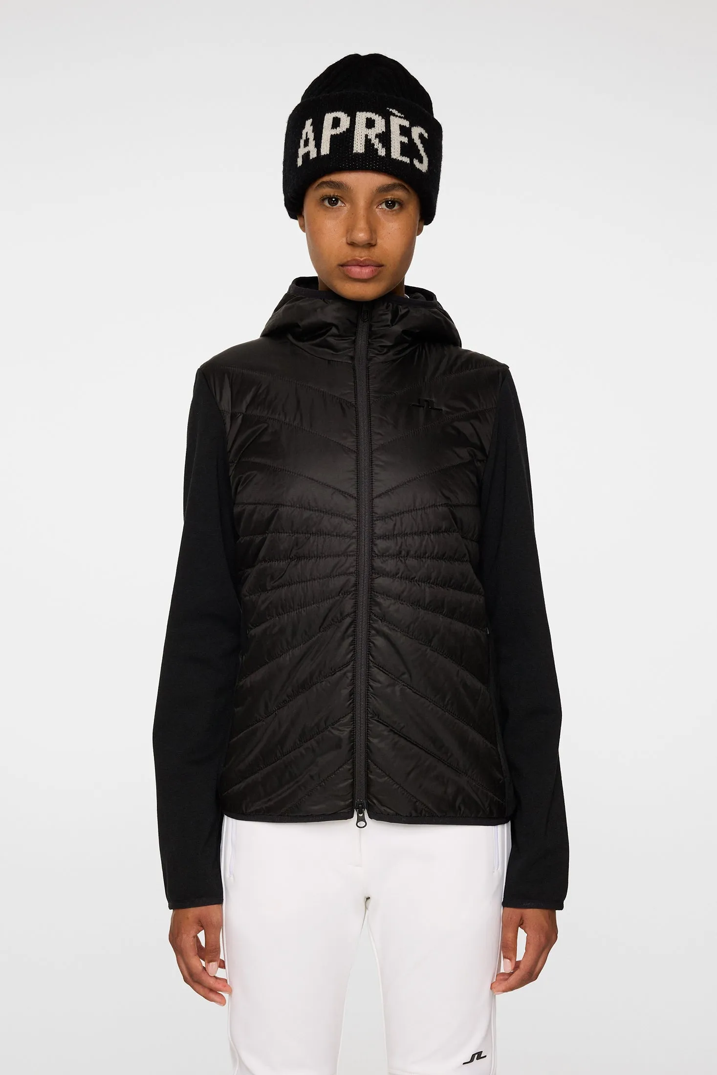 Gemma Hybrid Hood / Black sold by J. Lindeberg product image thumbnail 2