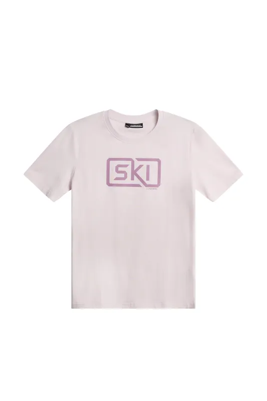 Malia T-shirt / Grey Lilac sold by J. Lindeberg