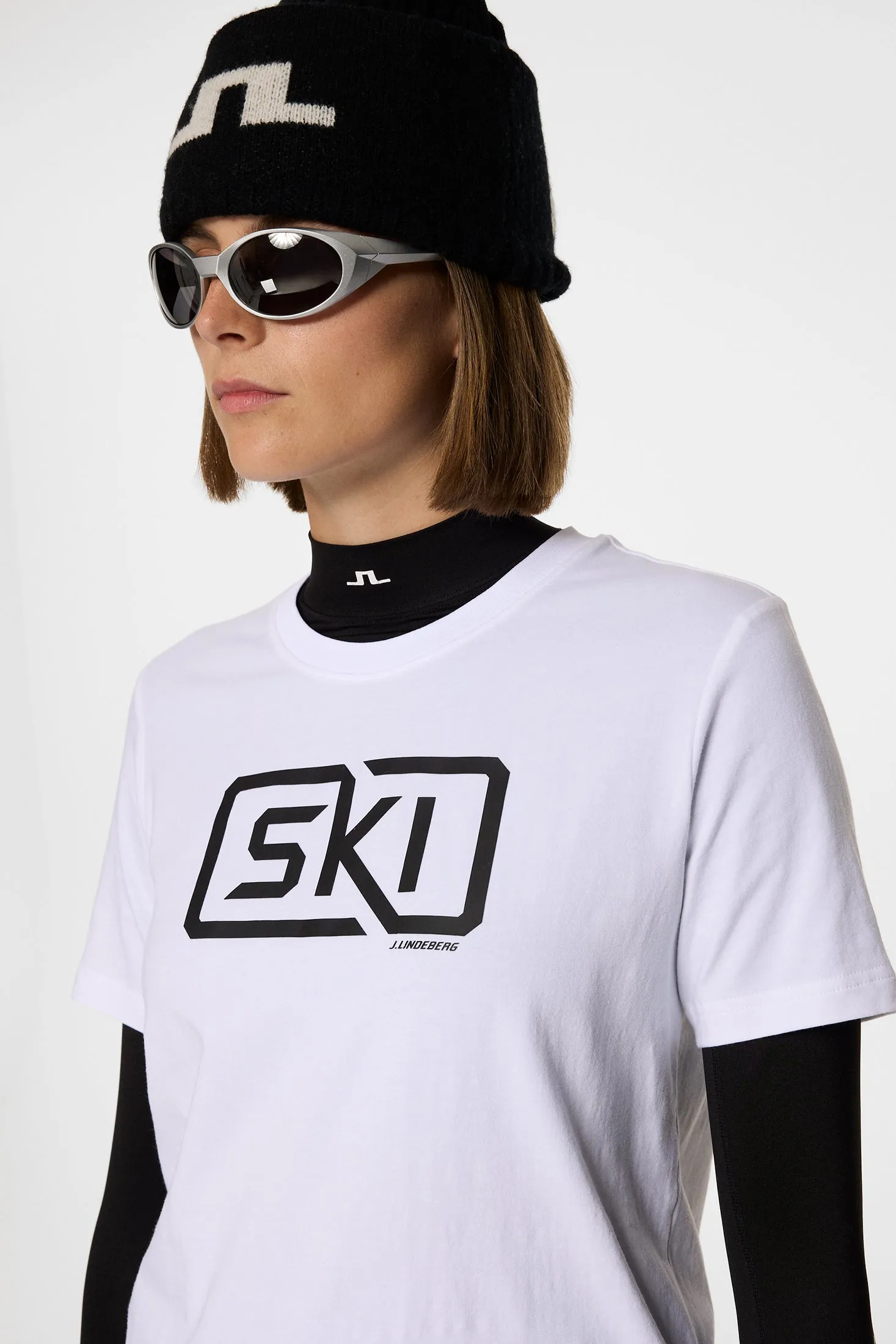 Malia T-shirt / White sold by J. Lindeberg product image thumbnail 5