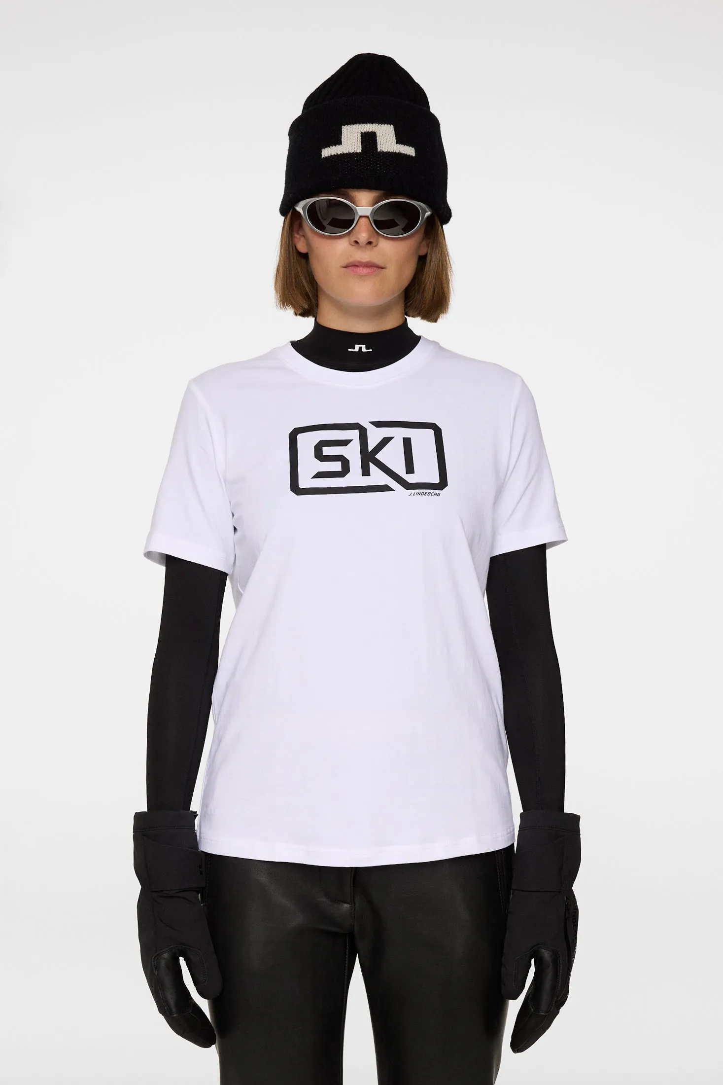 Malia T-shirt / White sold by J. Lindeberg product image thumbnail 2