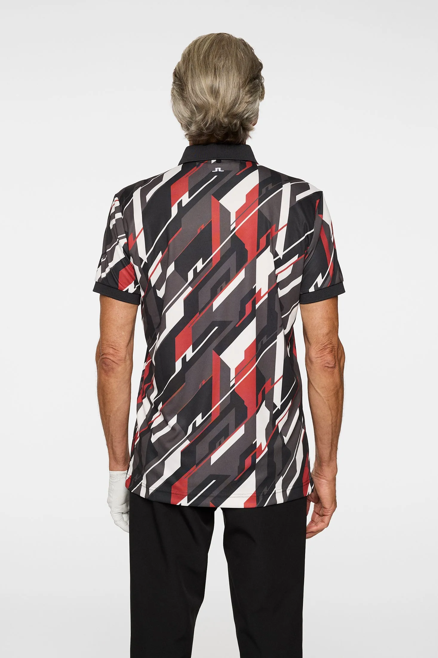 Tour Tech Print Polo / GEO 1 - JL BLACK sold by J. Lindeberg product image thumbnail 3