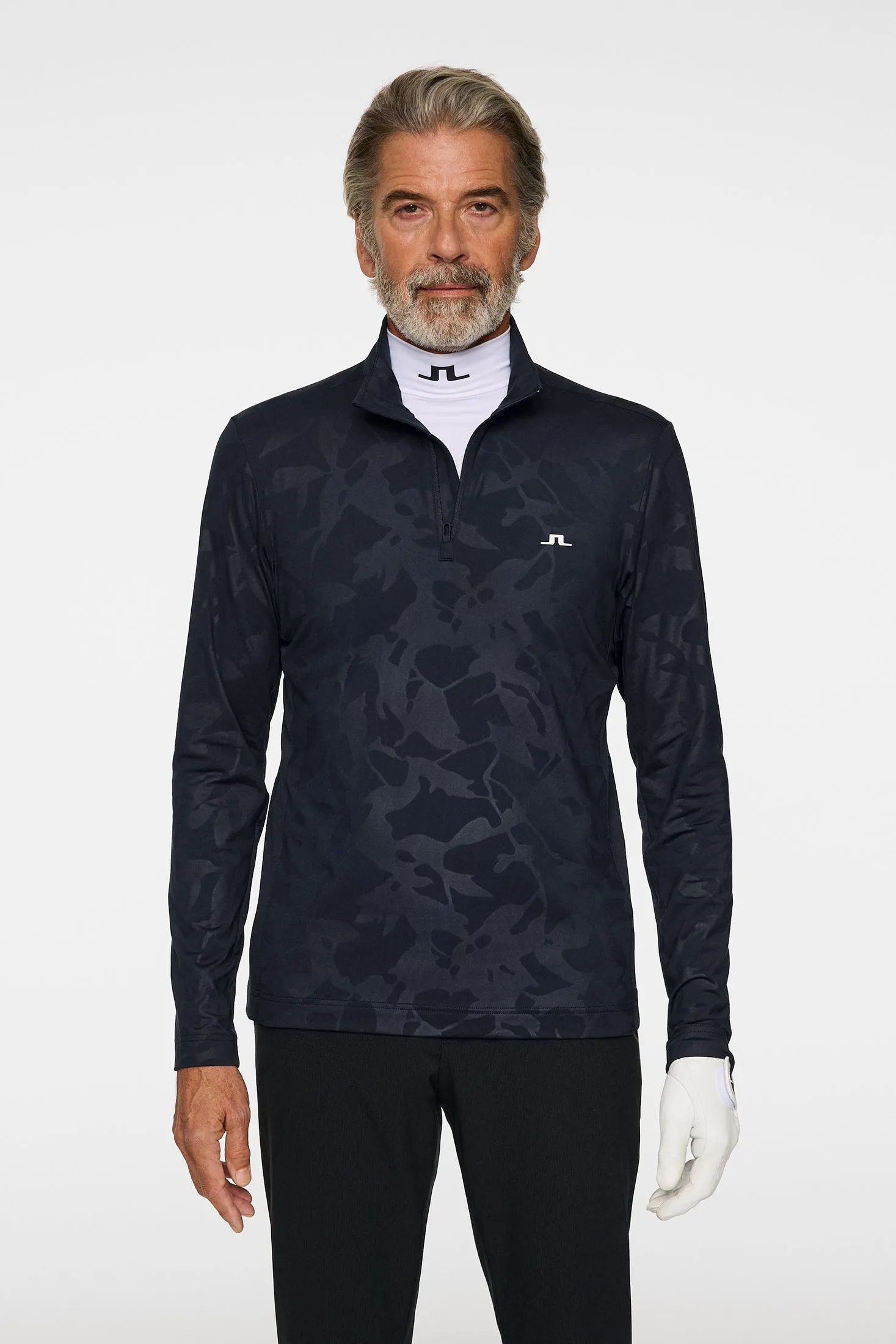 Luke Deboss Mid Layer / ORGANIC 1 - NAVY sold by J. Lindeberg product image thumbnail 2