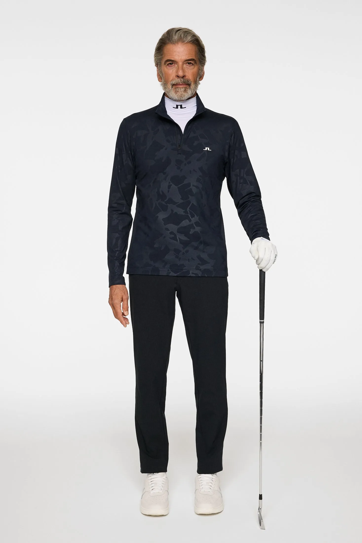 Luke Deboss Mid Layer / ORGANIC 1 - NAVY sold by J. Lindeberg product image thumbnail 4