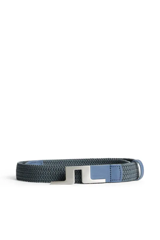 Lykke Braided Belt / Vintage Indigo sold by J. Lindeberg