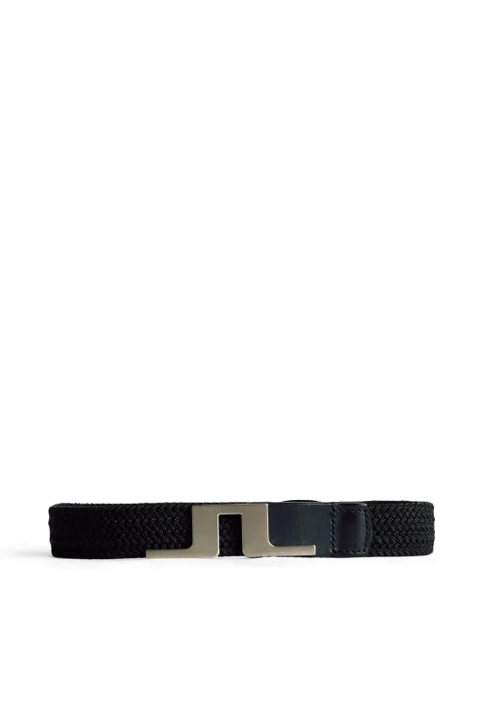 Lykke Braided Belt / Black sold by J. Lindeberg