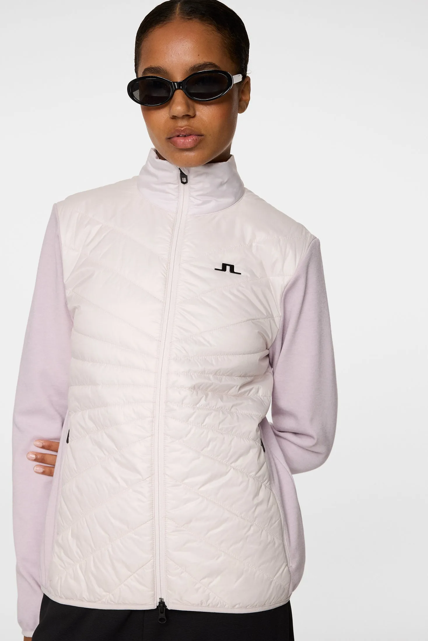 Gemma Hybrid Jacket / Grey Lilac sold by J. Lindeberg product image thumbnail 5