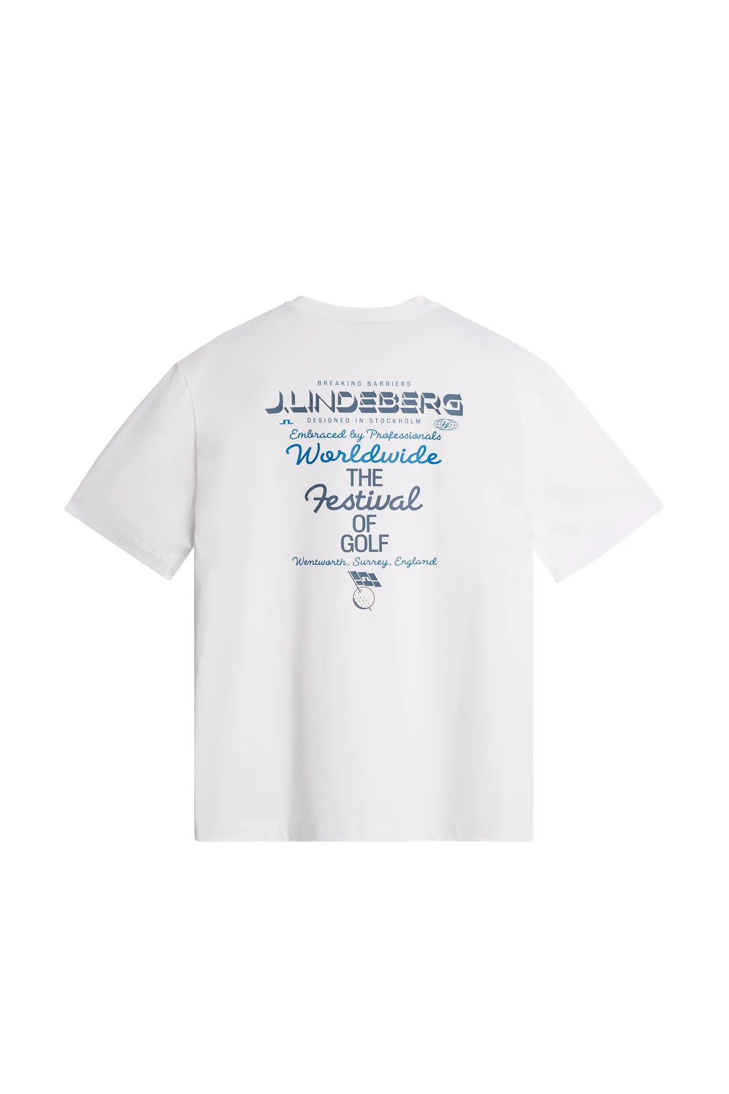 Billy Festival Tee DPWT / White sold by J. Lindeberg product image thumbnail 2