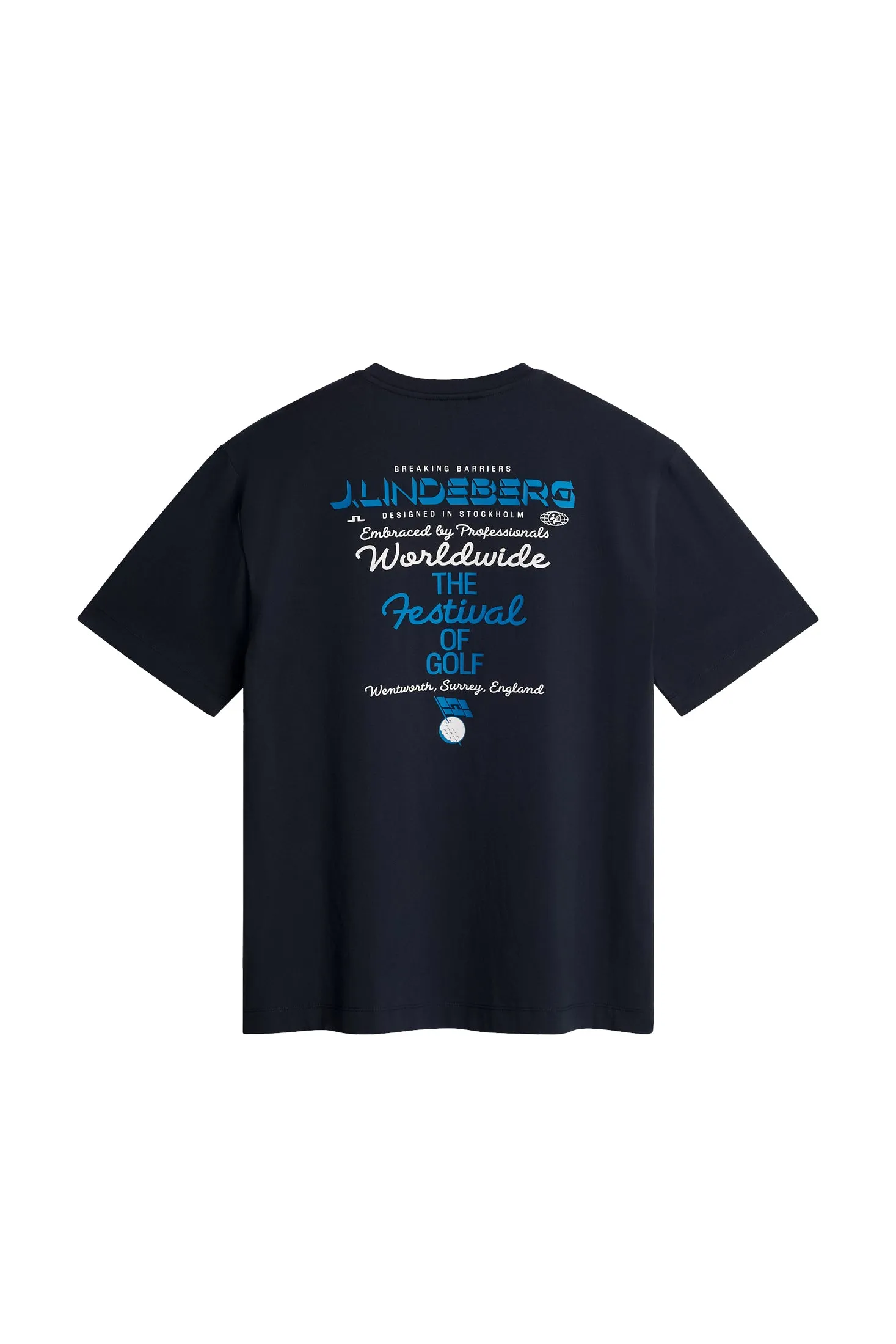 Billy Festival Tee DPWT / JL Navy sold by J. Lindeberg product image thumbnail 2