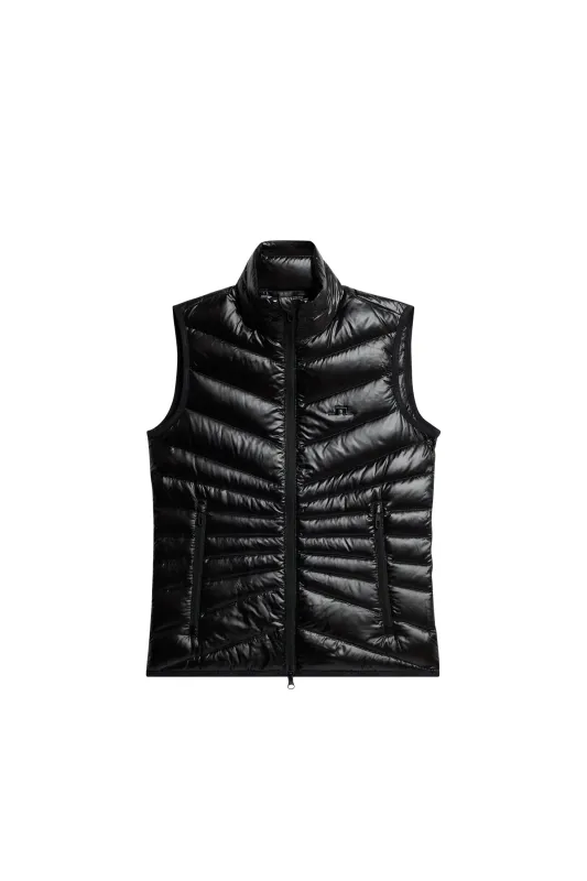 Lara Light Down Vest / Black sold by J. Lindeberg
