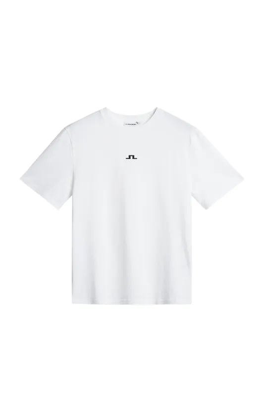 Parcie Logo Tee / White sold by J. Lindeberg