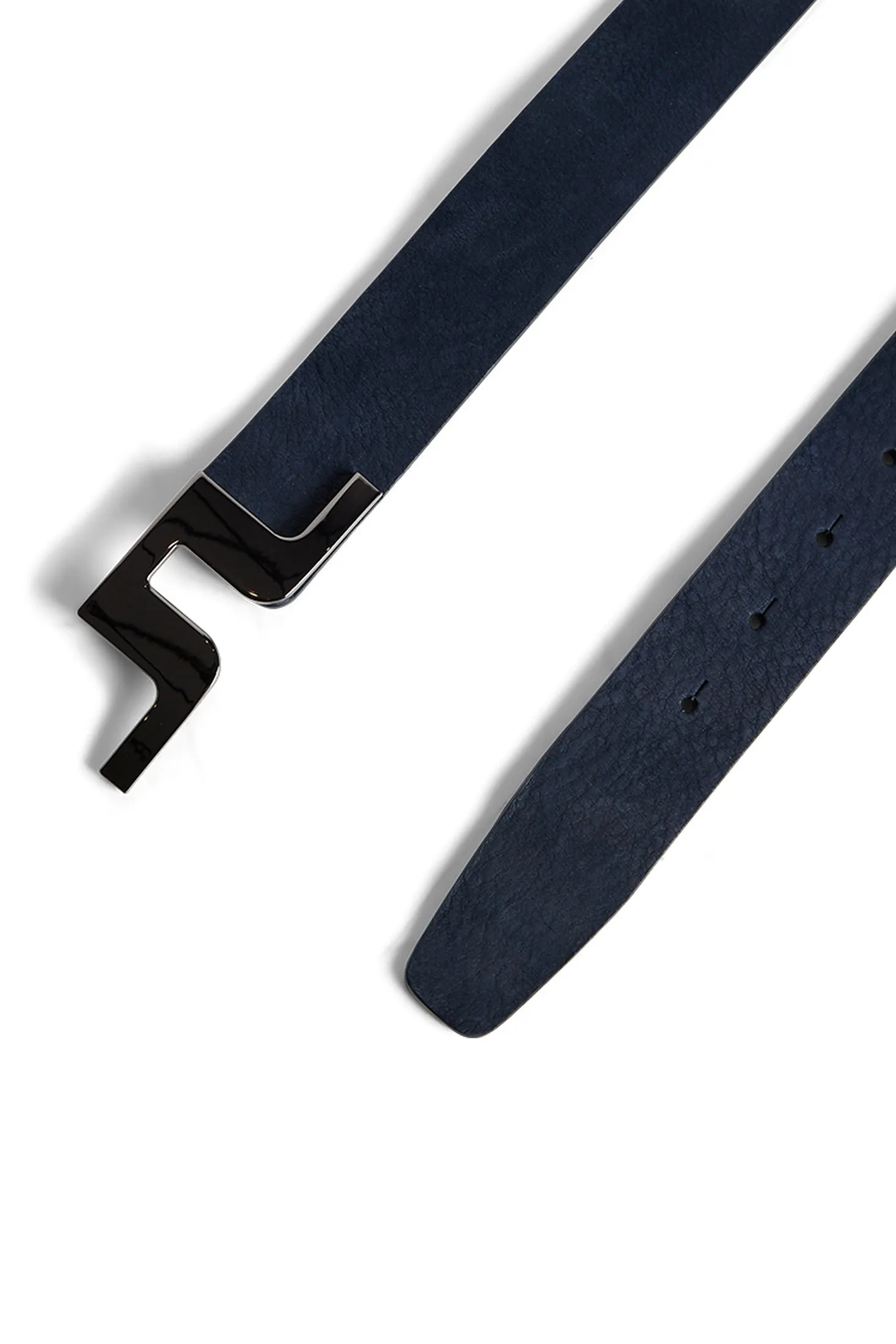Bridger Nubuck Leather Belt / JL Navy sold by J. Lindeberg product image thumbnail 2