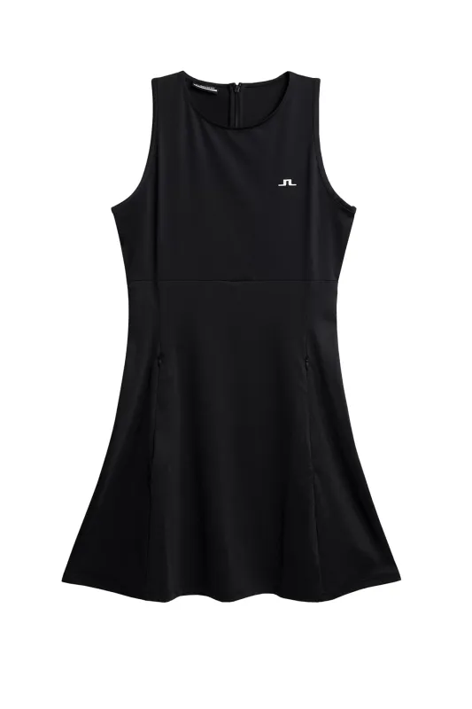 Cora Dress / Black sold by J. Lindeberg