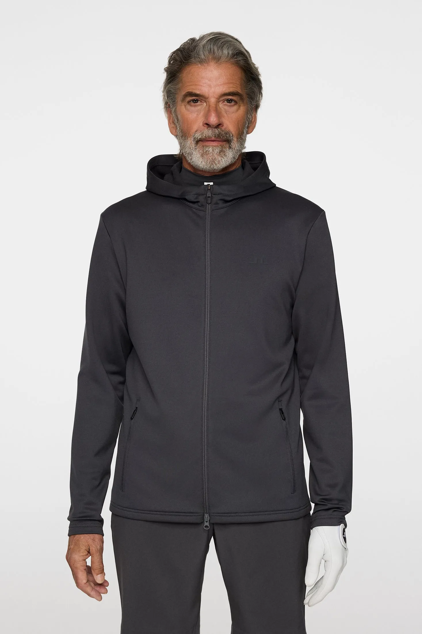 Aerial Full Zip Hood / Asphalt sold by J. Lindeberg product image thumbnail 3