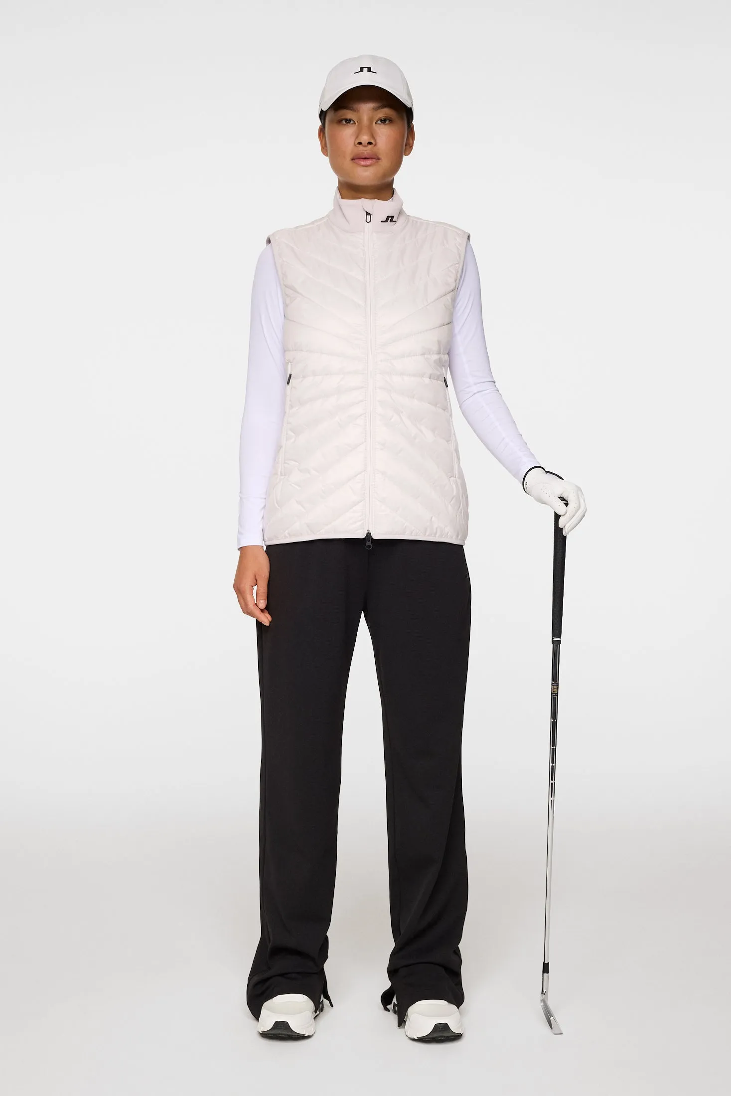 Madde Quilt Hybrid Vest / Grey Lilac sold by J. Lindeberg product image thumbnail 4