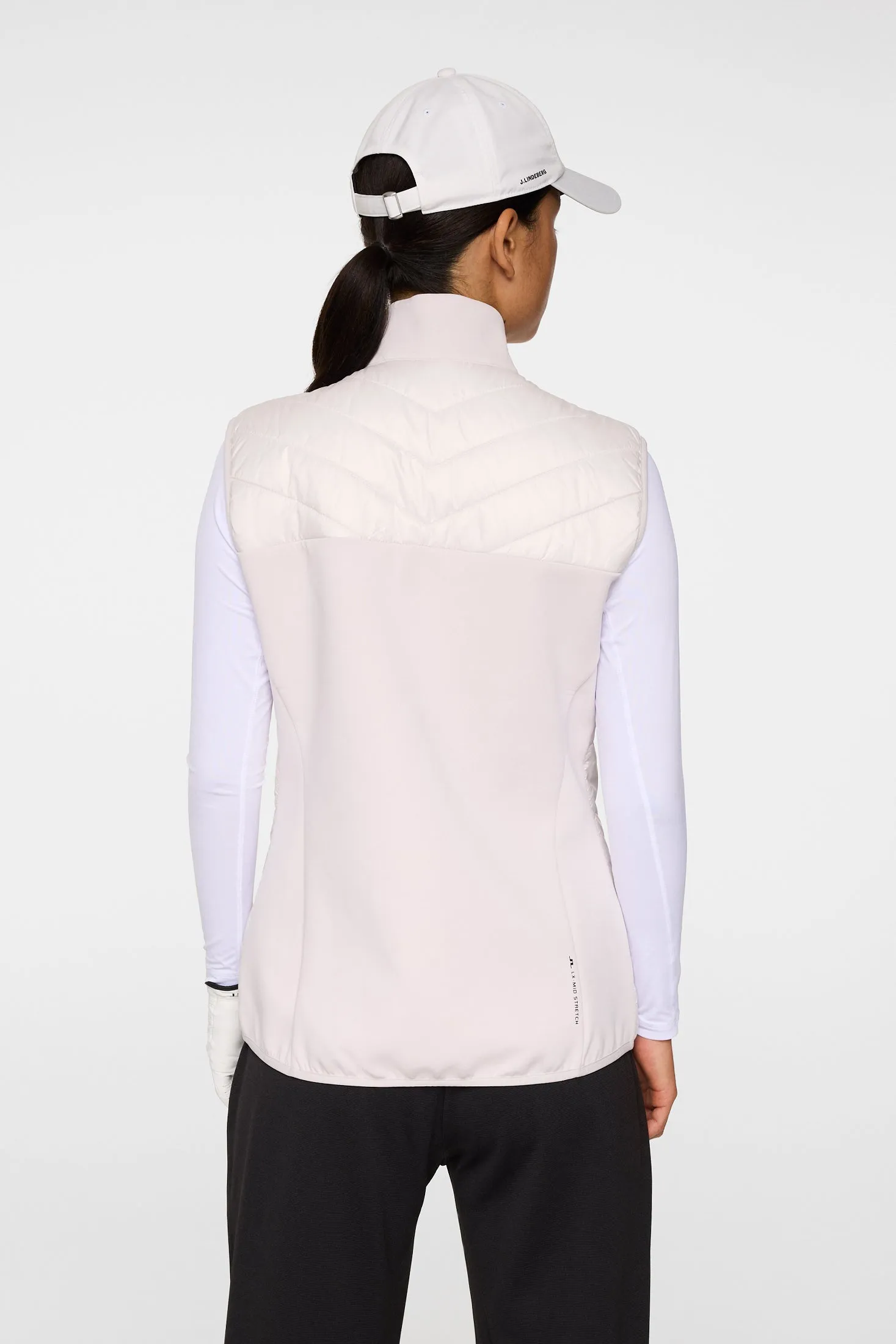 Madde Quilt Hybrid Vest / Grey Lilac sold by J. Lindeberg product image thumbnail 3