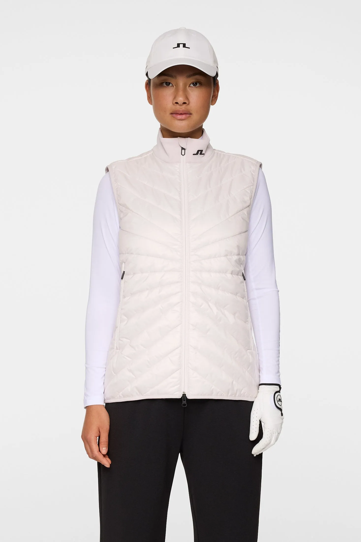 Madde Quilt Hybrid Vest / Grey Lilac sold by J. Lindeberg product image thumbnail 2