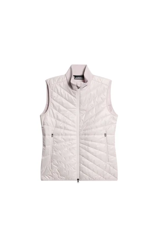 Madde Quilt Hybrid Vest / Grey Lilac made by J. Lindeberg
