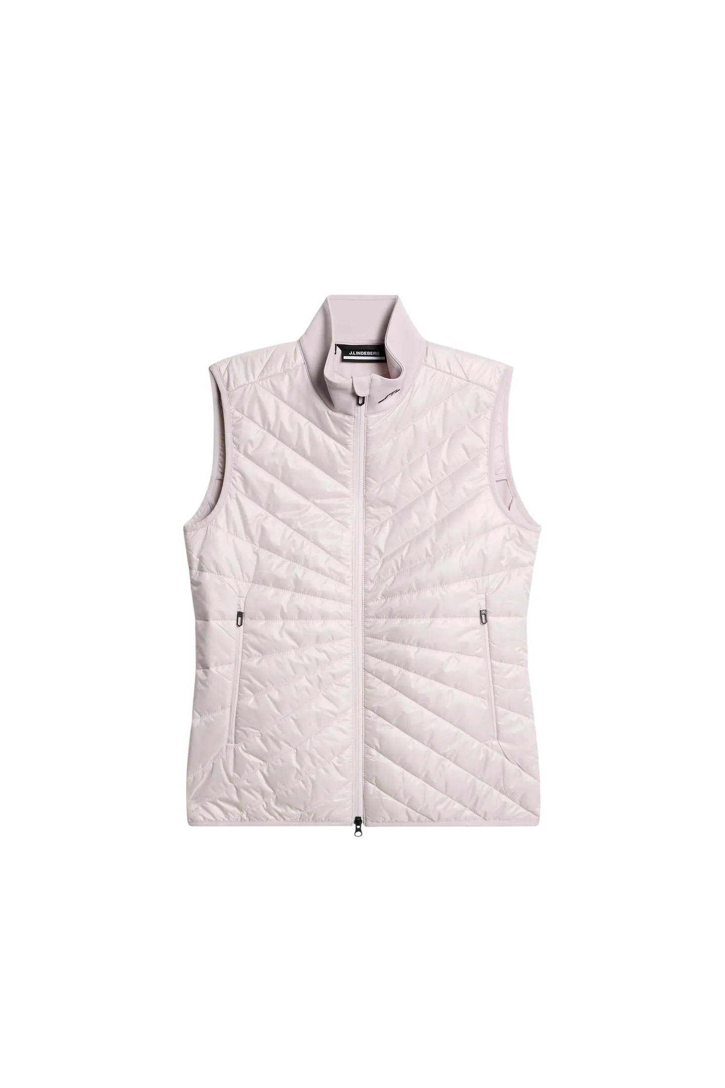 Madde Quilt Hybrid Vest / Grey Lilac sold by J. Lindeberg