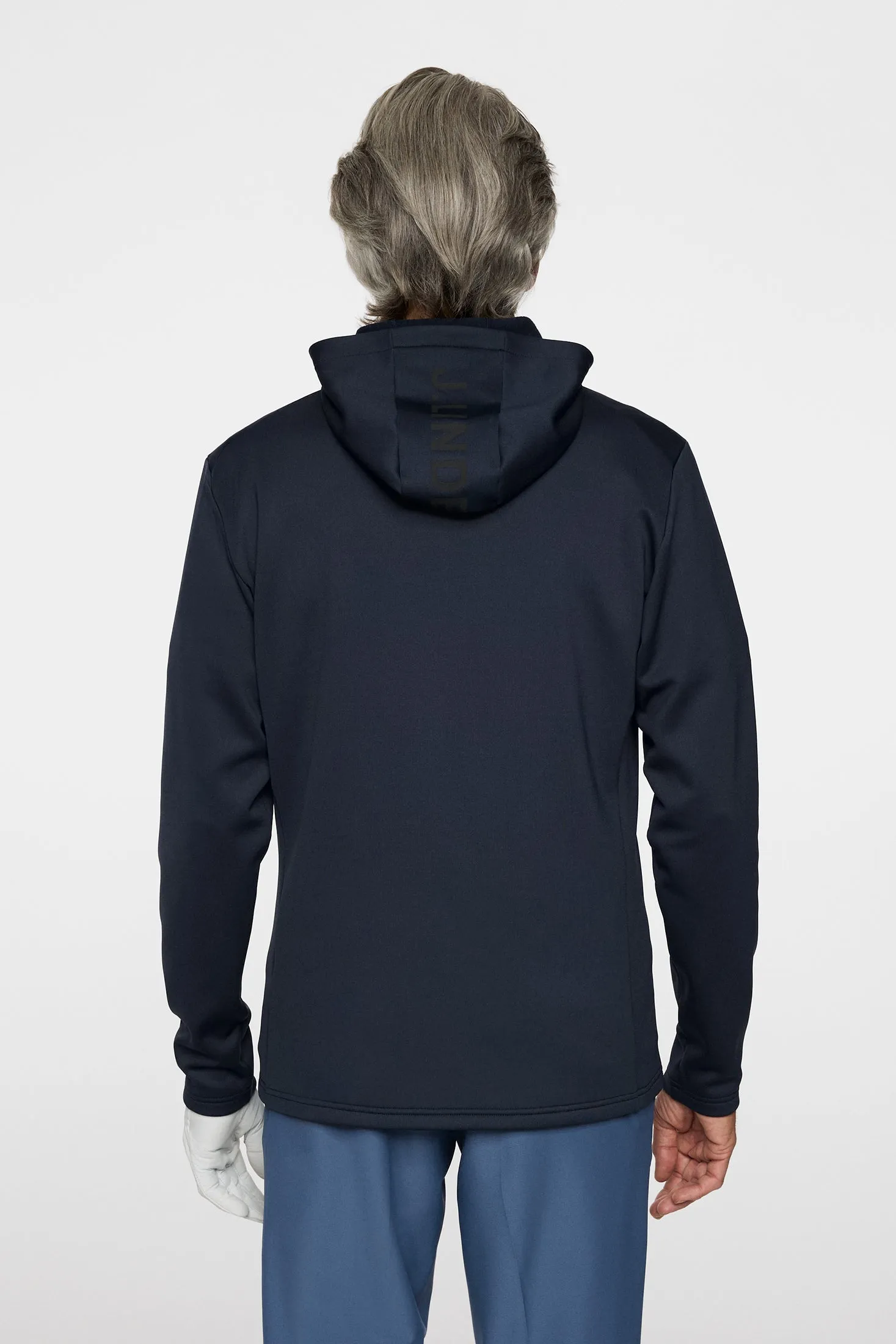 Aerial Full Zip Hood / JL Navy sold by J. Lindeberg product image thumbnail 4
