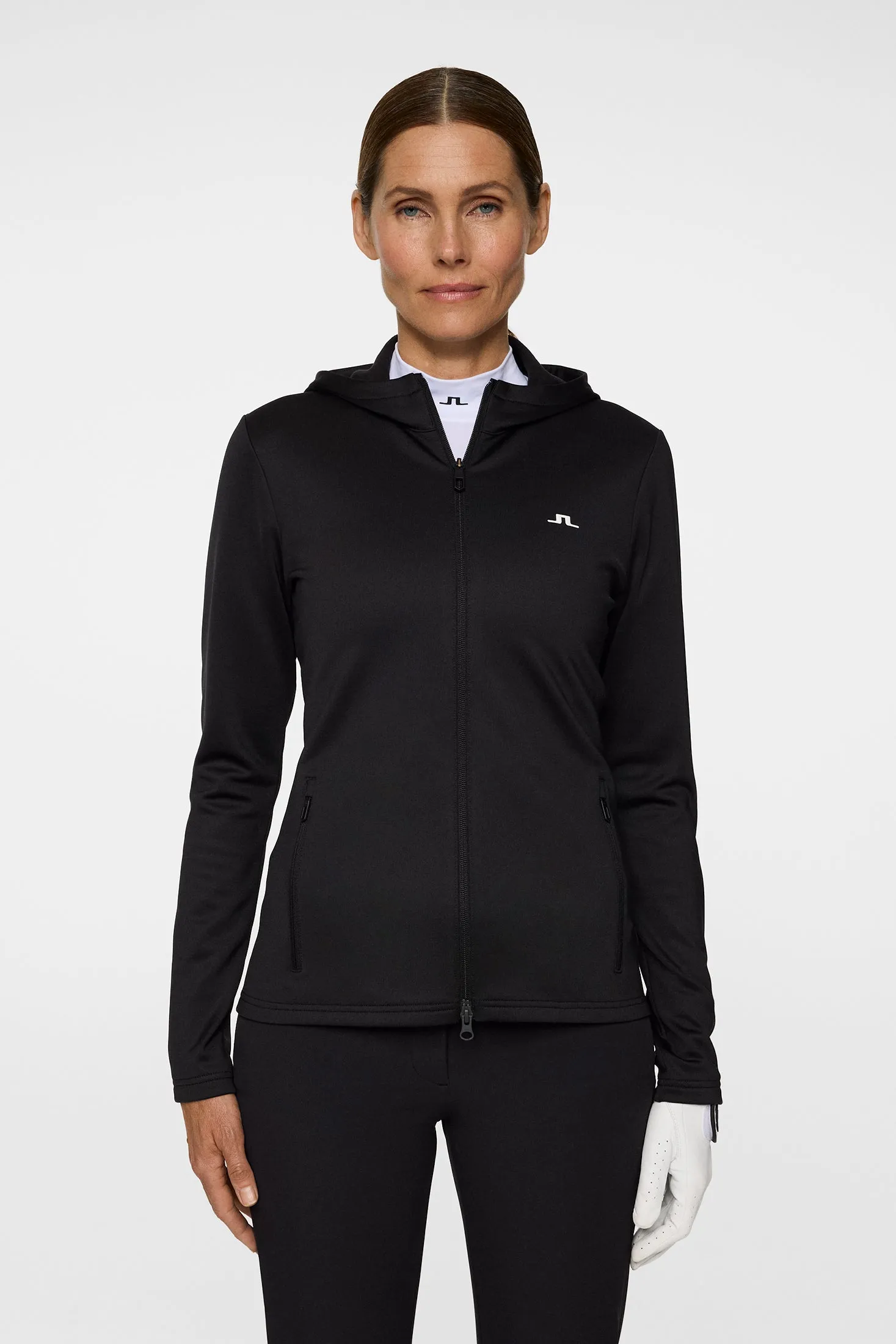 Aerialle Zip Hood / Black sold by J. Lindeberg product image thumbnail 3
