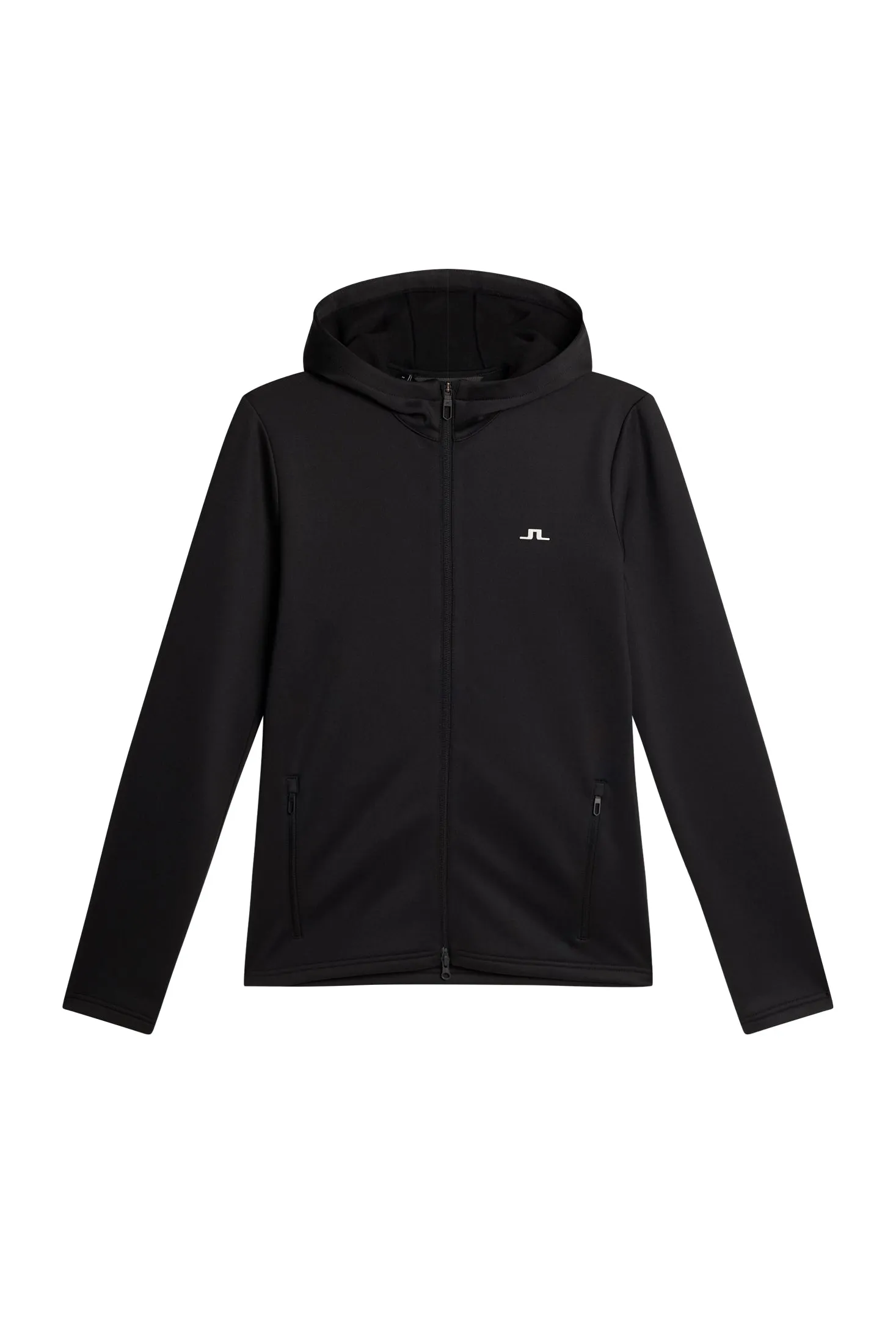 Aerialle Zip Hood / Black sold by J. Lindeberg