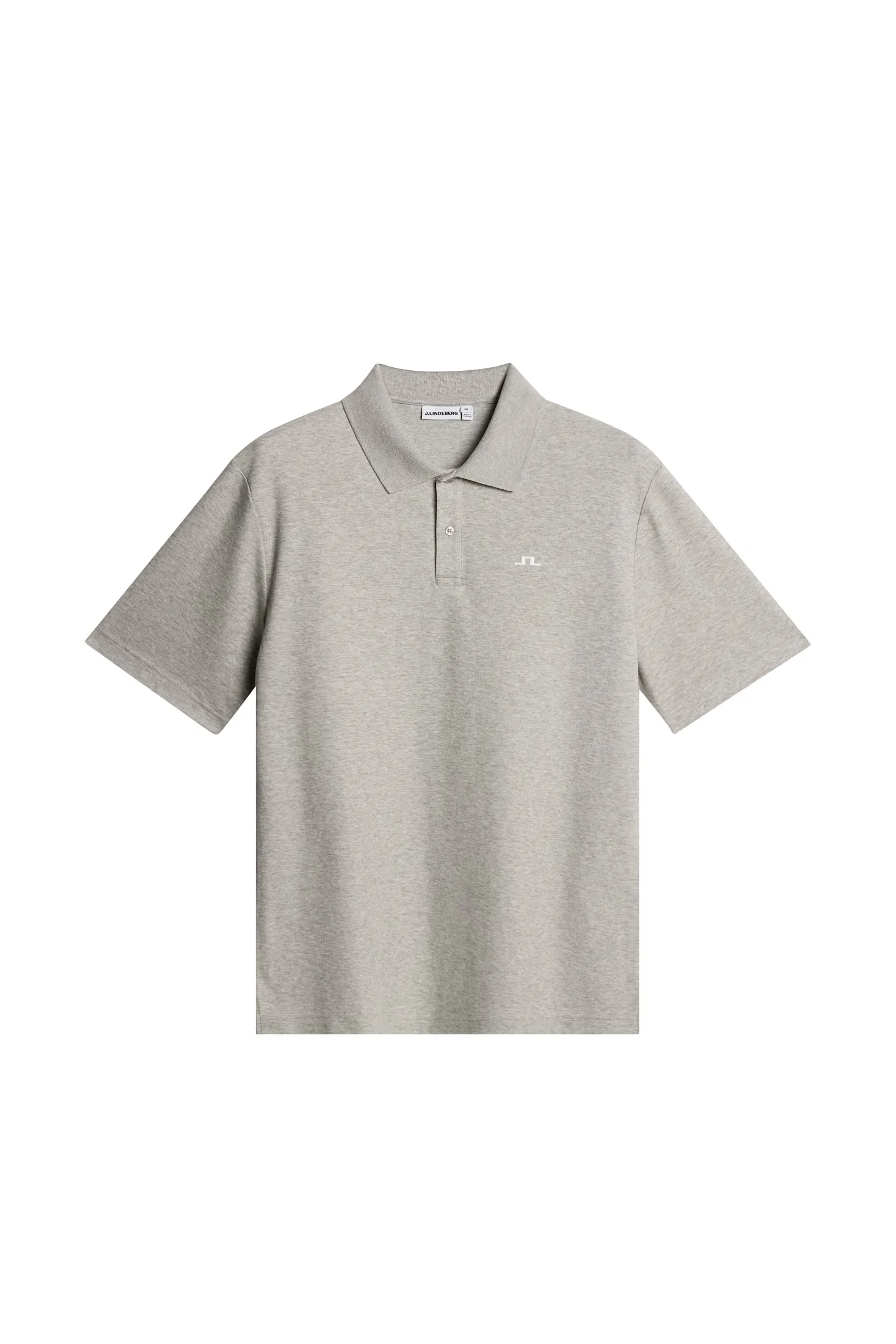 Trond Polo Pique / Light Grey Melange sold by J. Lindeberg