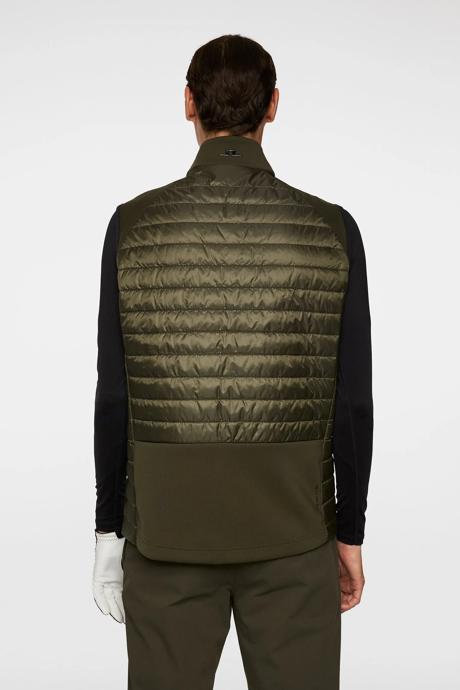 Hayden Quilt Hybrid Vest / Forest Green sold by J. Lindeberg product image thumbnail 3