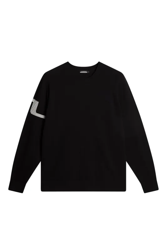 Heath Knitted Sweater / Black sold by J. Lindeberg