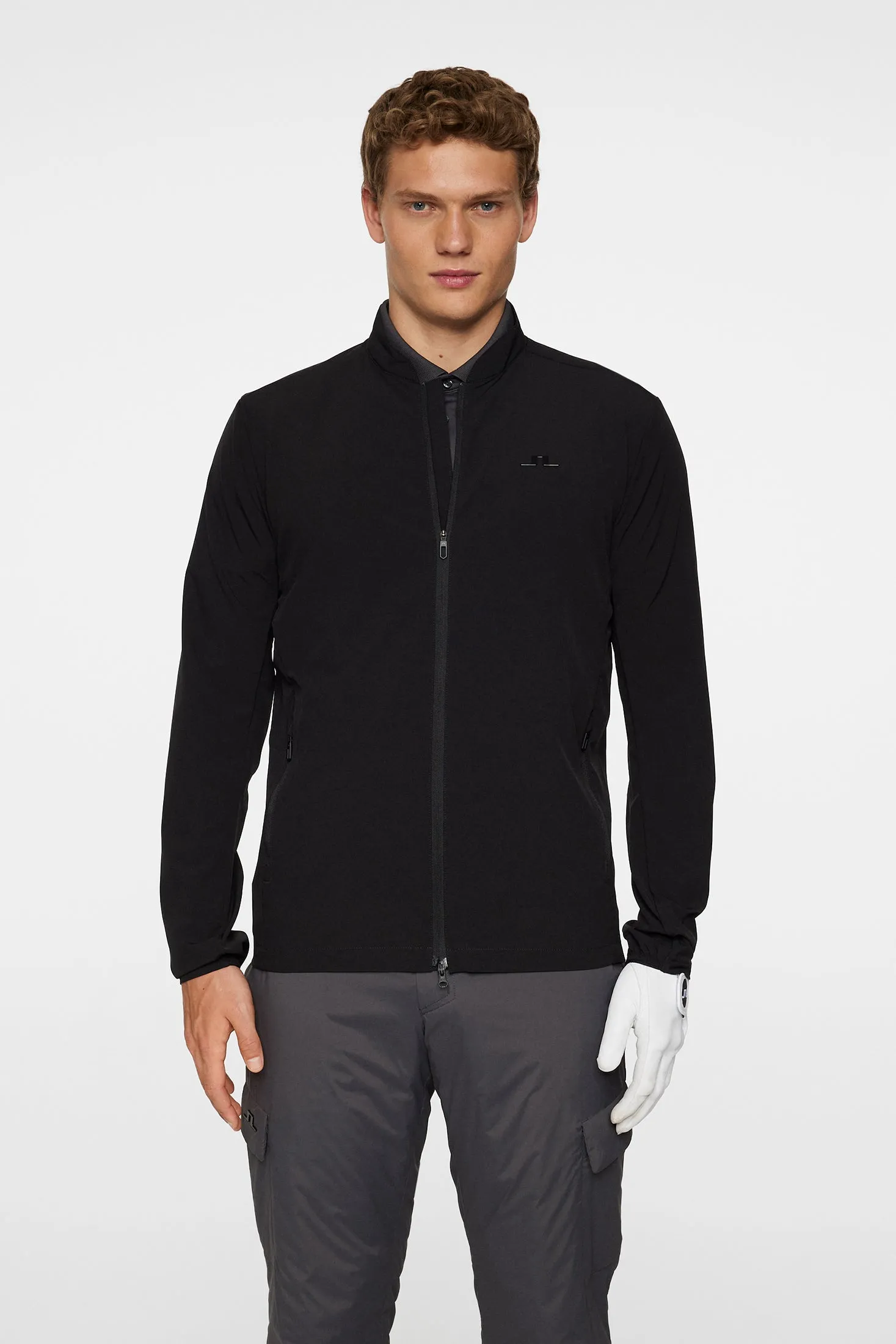 KV Hybrid Golf Jacket / Black sold by J. Lindeberg product image thumbnail 2