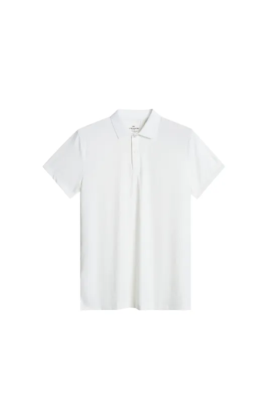 Bison Jacquard  Polo / White sold by J. Lindeberg