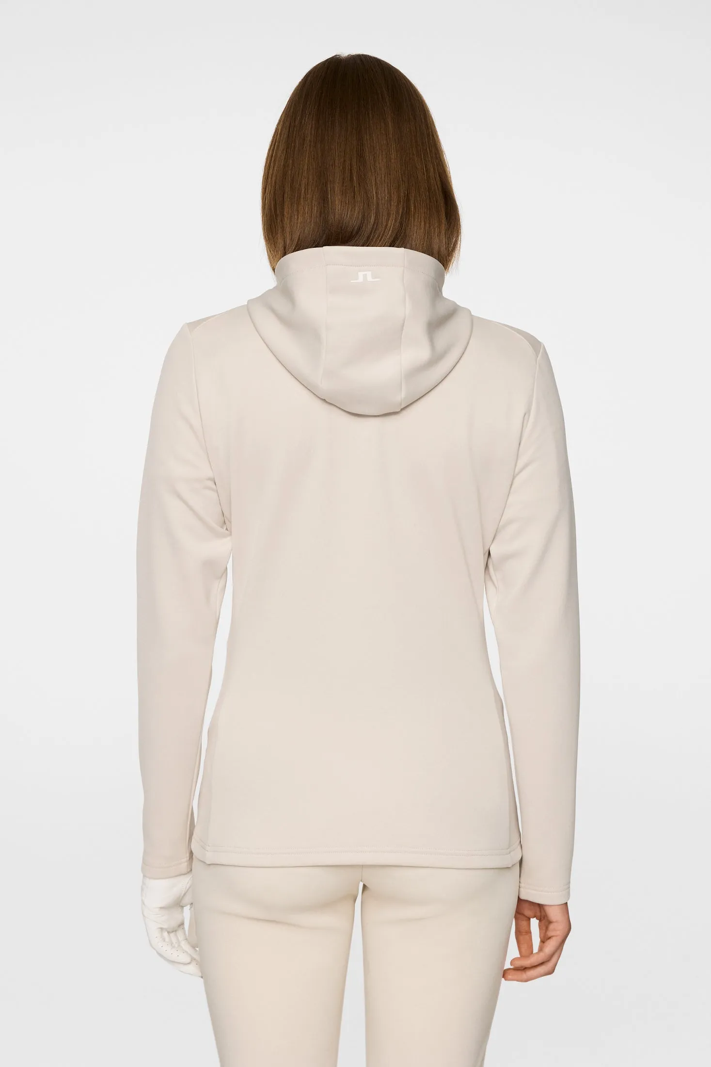 Aerialle Quarter Zip Hood / Moonbeam sold by J. Lindeberg product image thumbnail 3