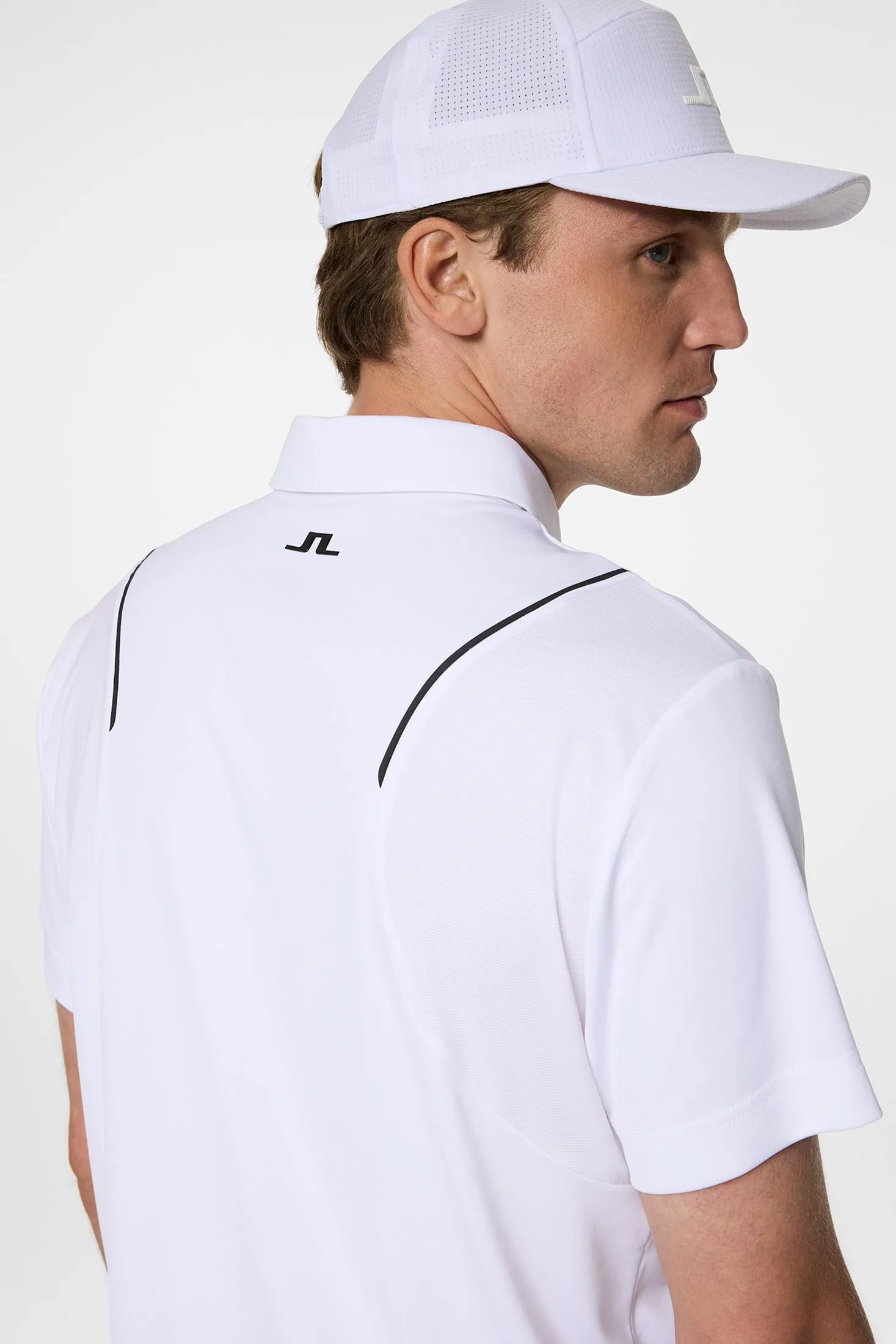 Dex Polo / White sold by J. Lindeberg product image thumbnail 5