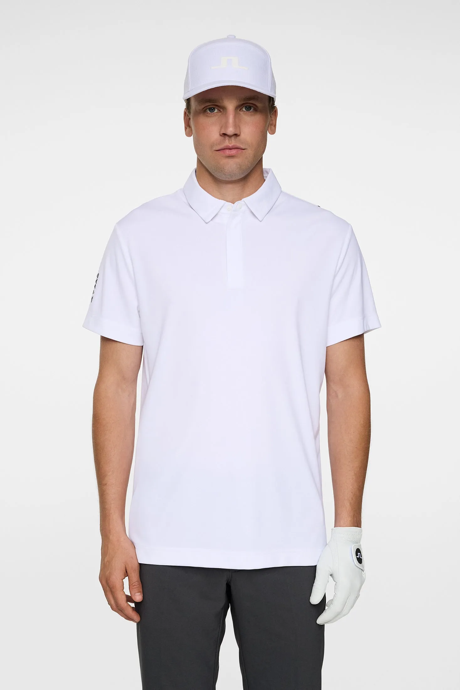 Dex Polo / White sold by J. Lindeberg product image thumbnail 2