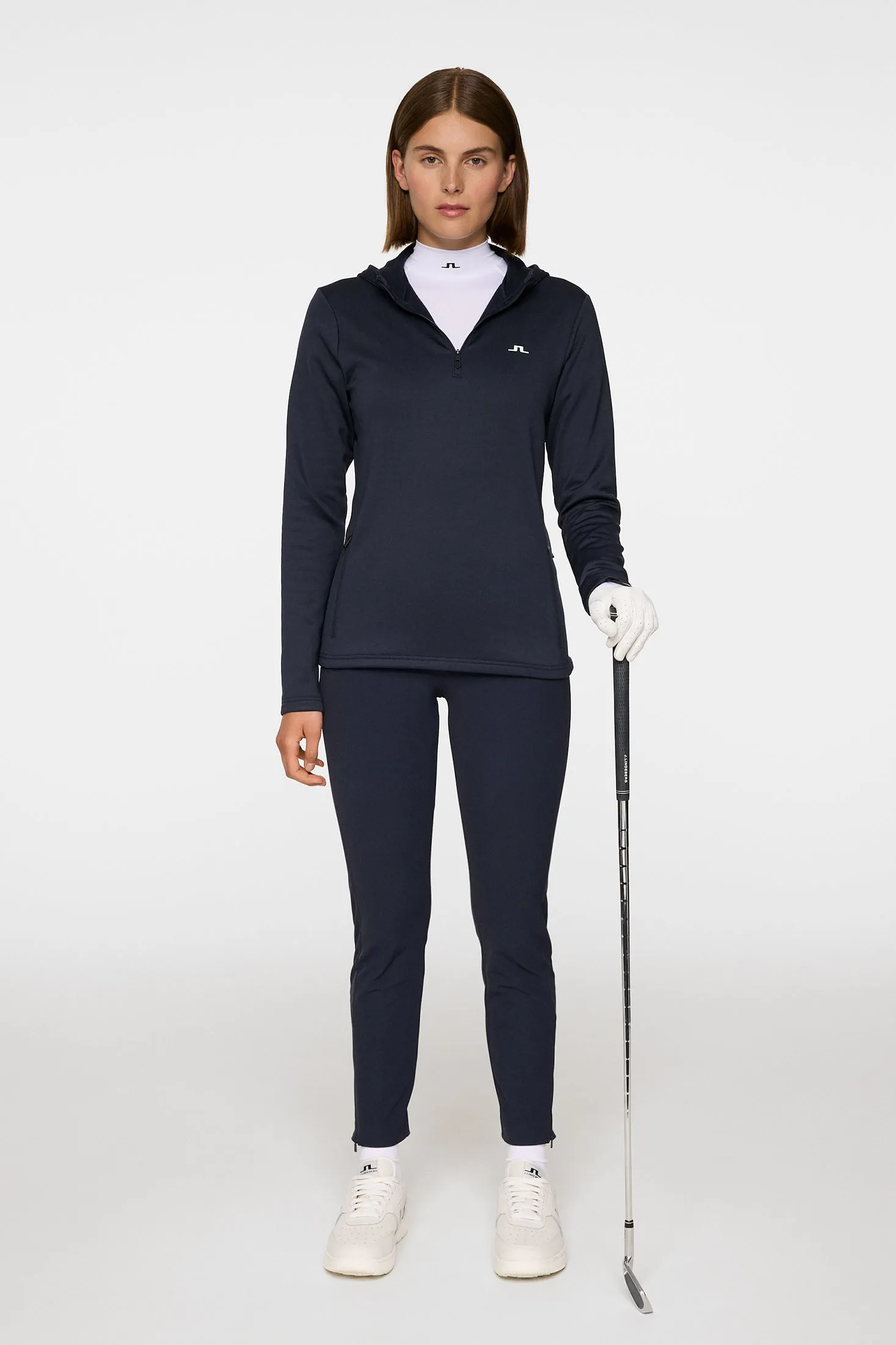 Aerialle Quarter Zip Hood / JL Navy sold by J. Lindeberg product image thumbnail 4