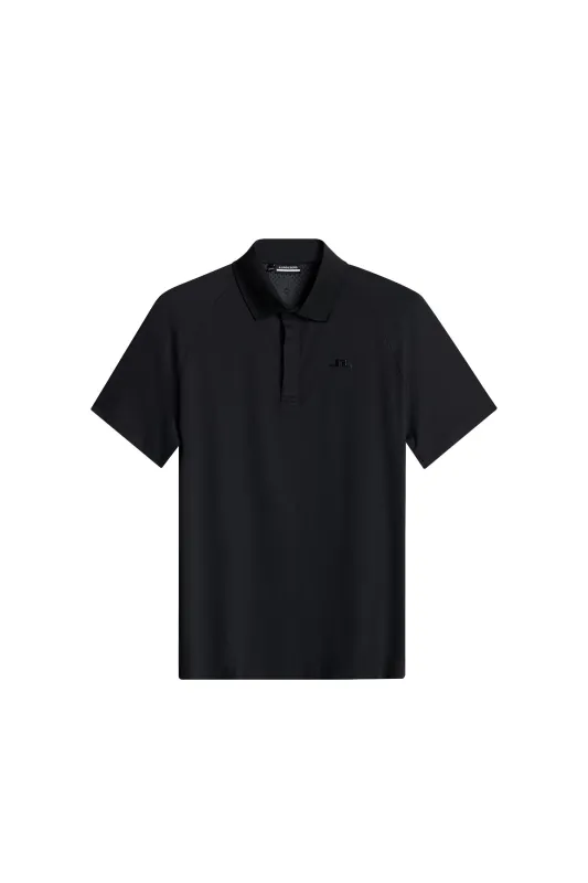 Ray Hybrid Polo / Black sold by J. Lindeberg