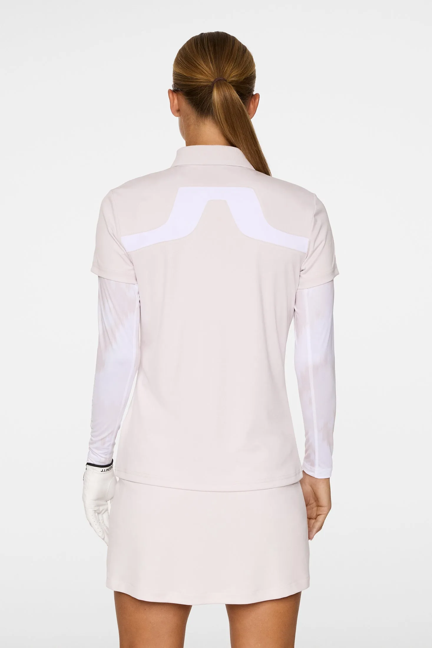 Cassie Polo / Grey Lilac sold by J. Lindeberg product image thumbnail 4