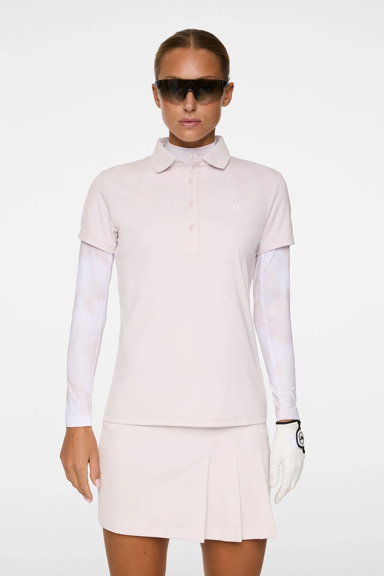 Cassie Polo / Grey Lilac sold by J. Lindeberg product image thumbnail 3