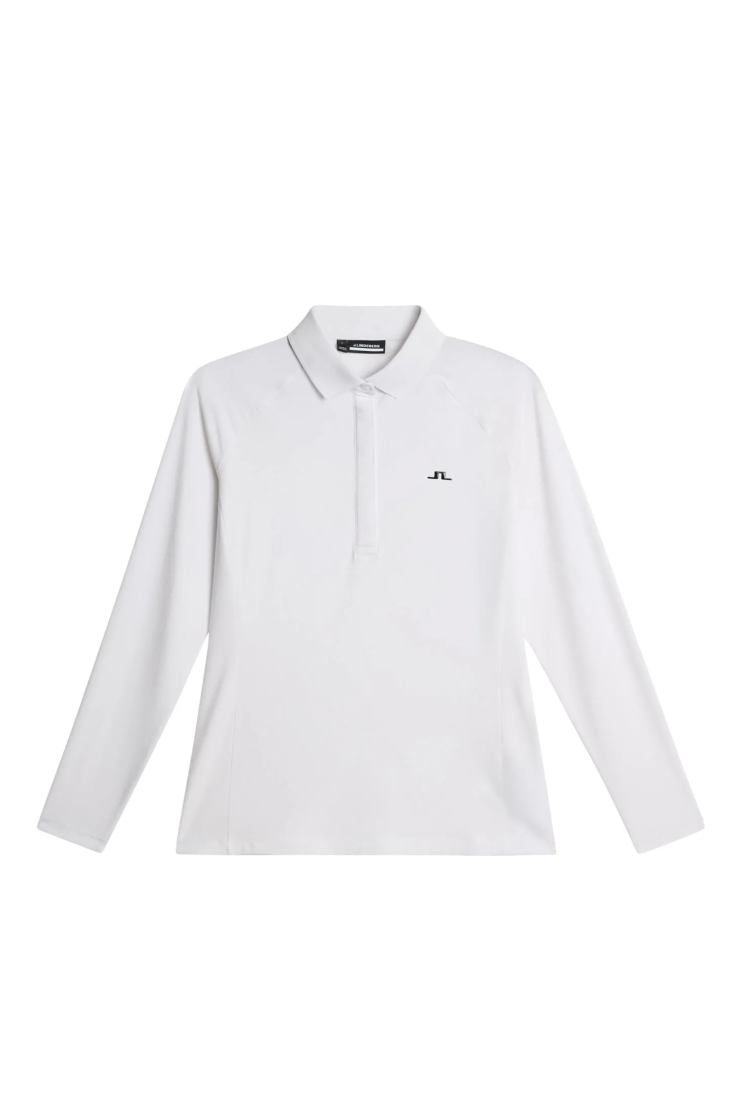 Flor Long Sleeve Polo / White sold by J. Lindeberg