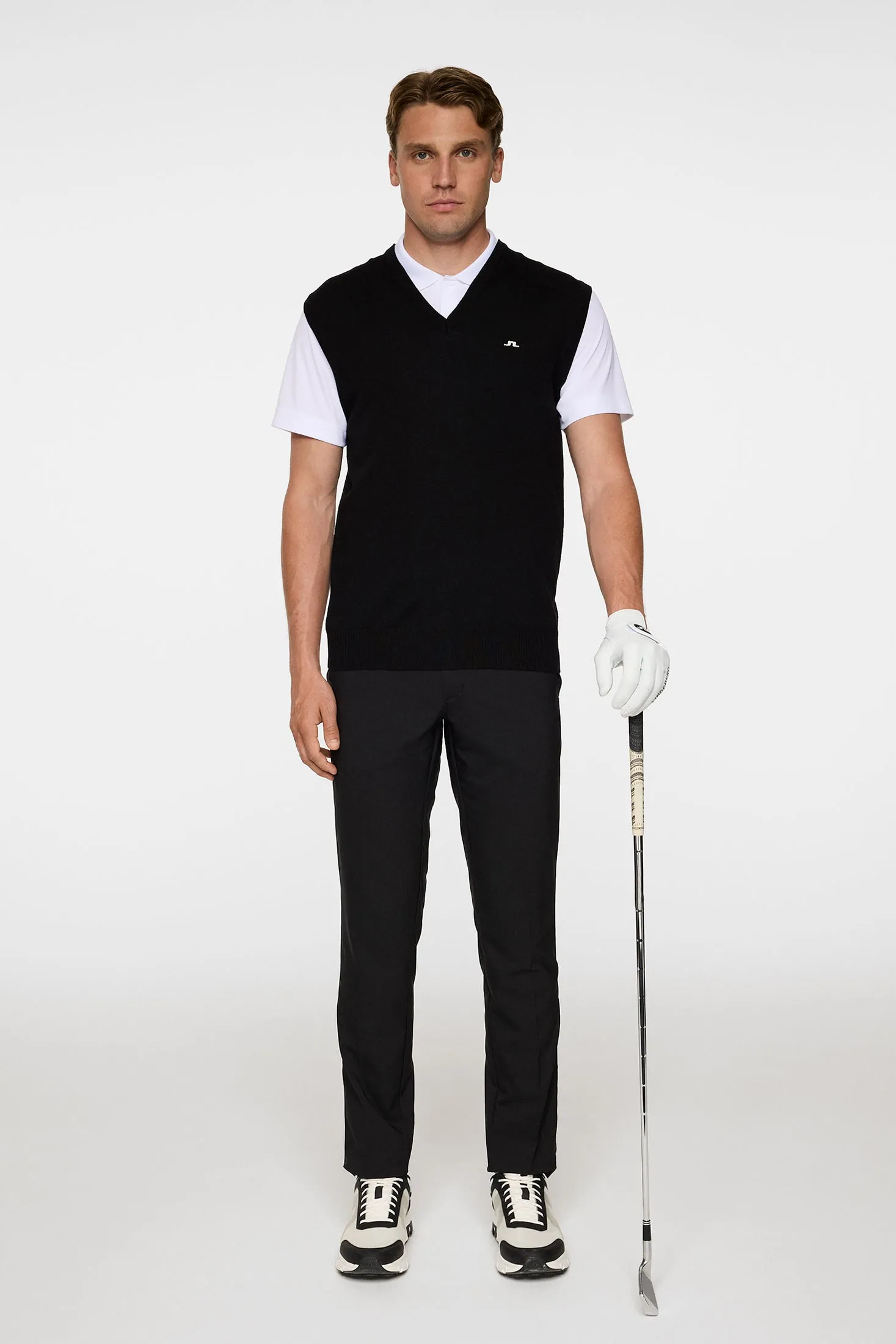 Liam Knitted Vest / Black sold by J. Lindeberg product image thumbnail 4