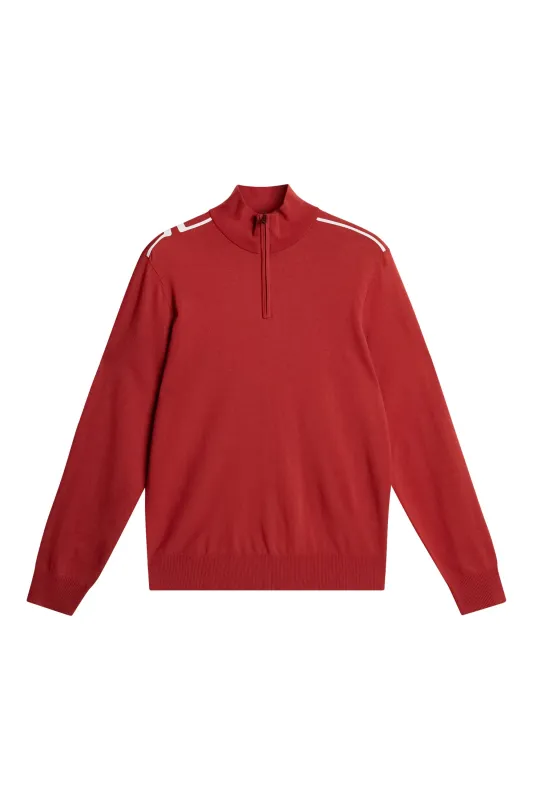 Mac Knitted Zip Sweater / Bossa Nova sold by J. Lindeberg