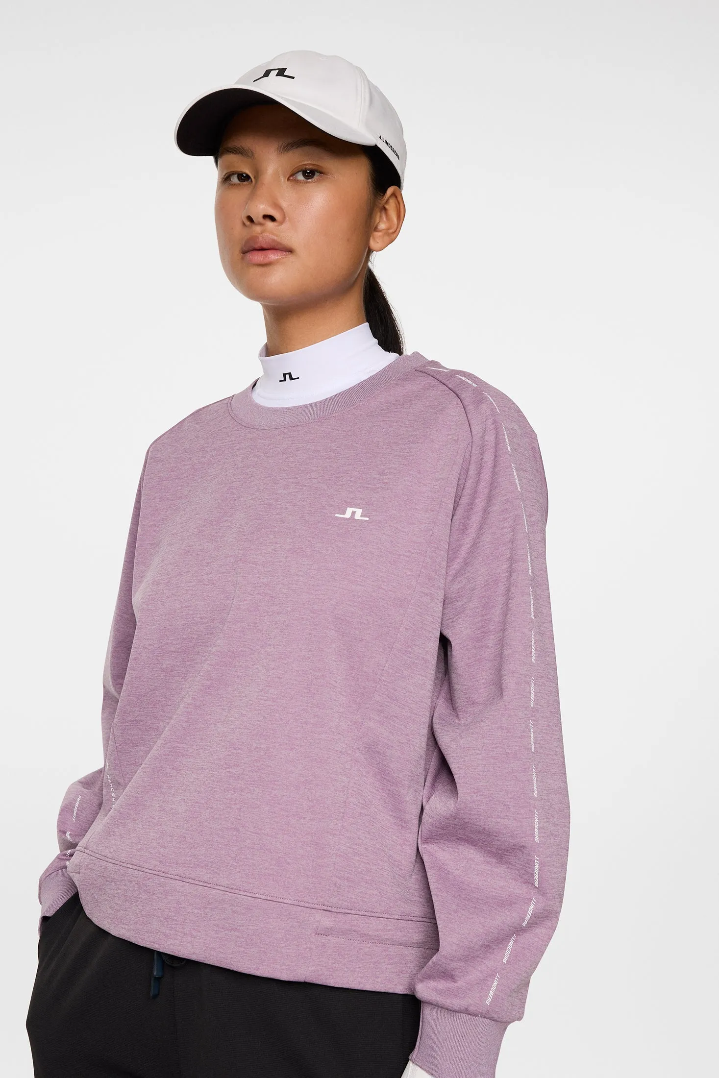 Lucy Windblock Sweatshirt / Very Grape Melange sold by J. Lindeberg product image thumbnail 5